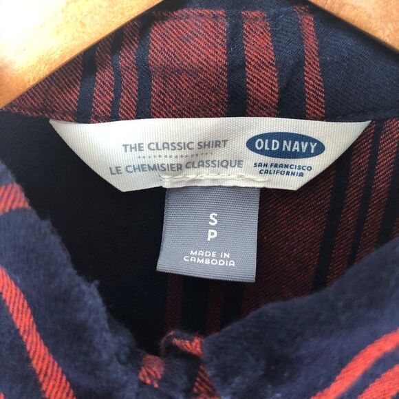 OLD NAVY Flannel Button Down Size Small - Picture 4 of 4